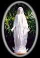 Mother Mary in circle
