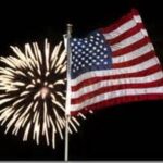 Flag & Fireworks