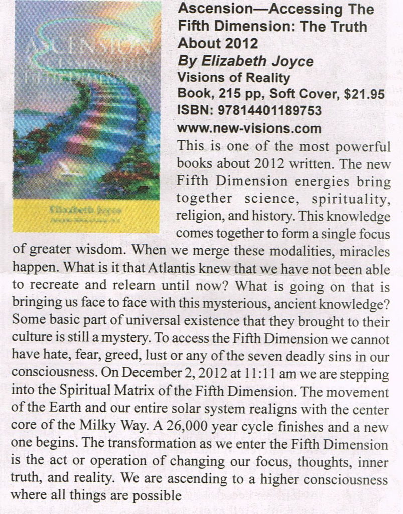 Ascension Book Review-Wisdom 6:2010